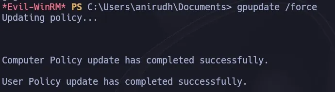 gpupdate force