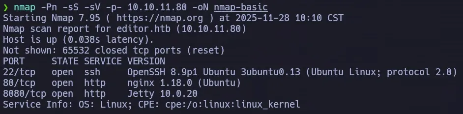 Nmap Basic Scan