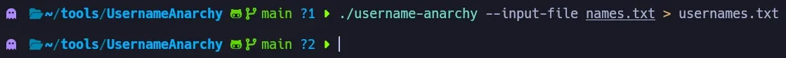 username-anarchy generating potential username formats from the employee names list