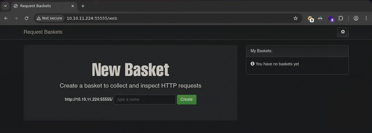 Request Baskets Web Interface