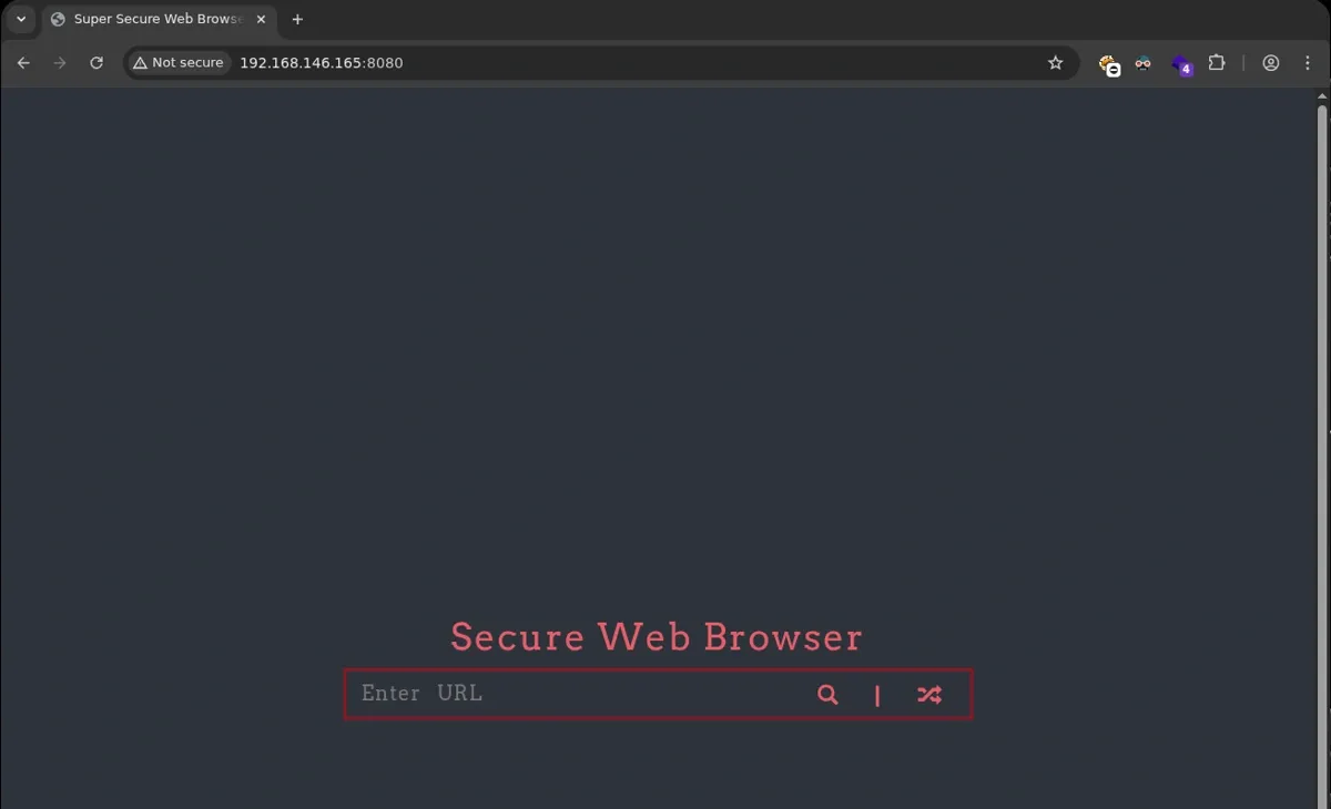 Support ticket lookup web interface on port 8080