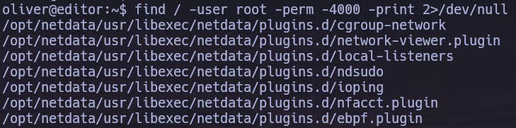 Enumeración de Binarios SUID