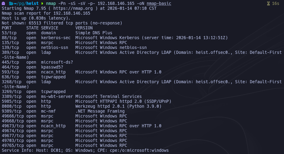 escaneo nmap básico