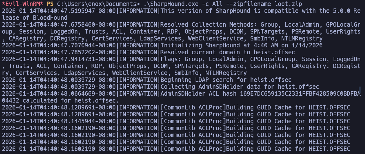 recolección con sharphound
