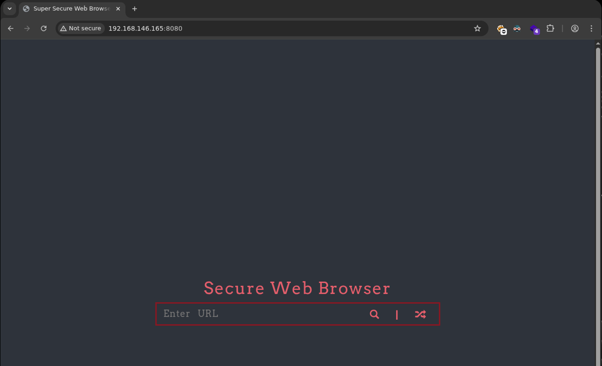 Support ticket lookup web interface on port 8080