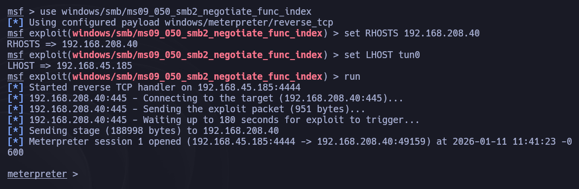 metasploit exploit