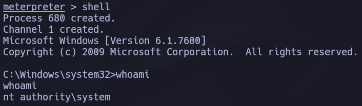 verificación de shell