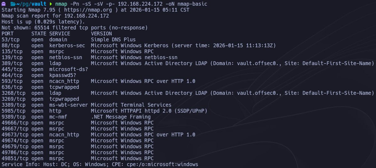 escaneo nmap básico